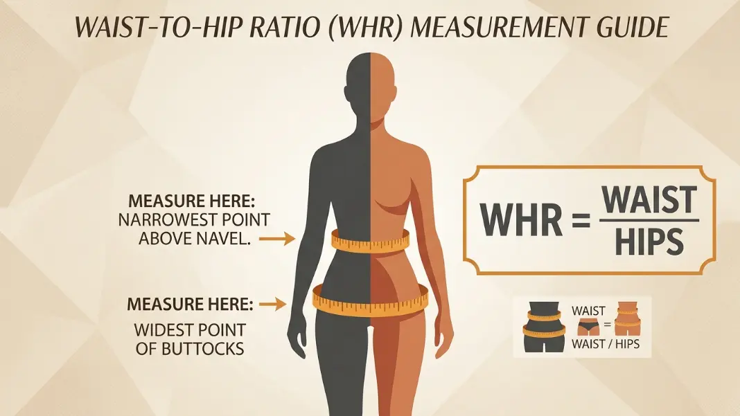 Waist to Hip Ratio Chart: WHO Risk Thresholds for Women and Men (2026)